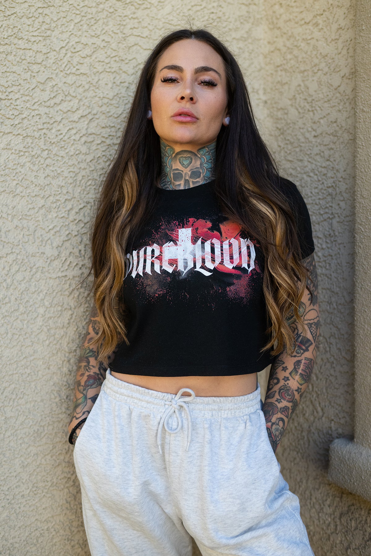 "Swiss" Crop Tee