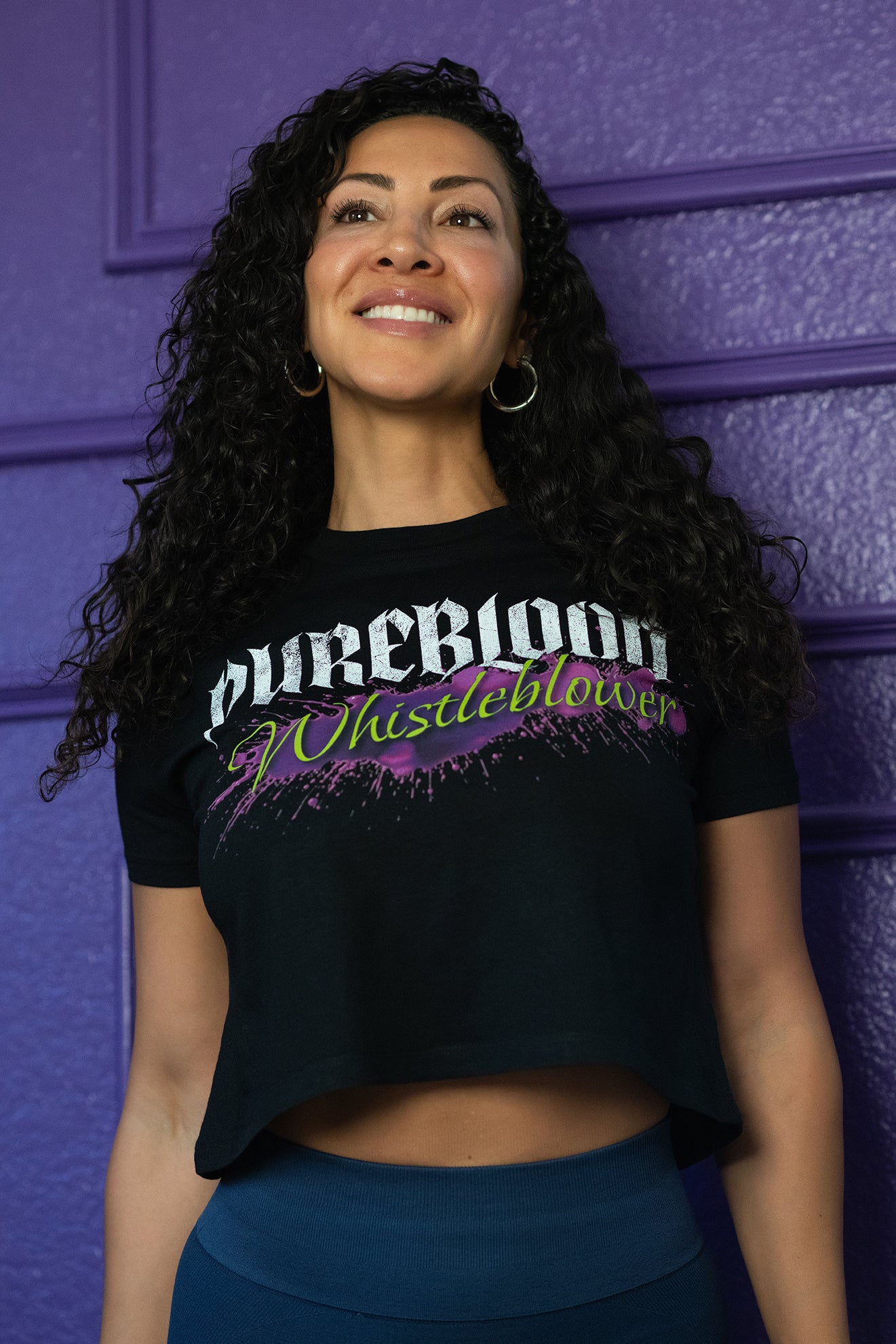 "Whistleblower 3" Crop Tee