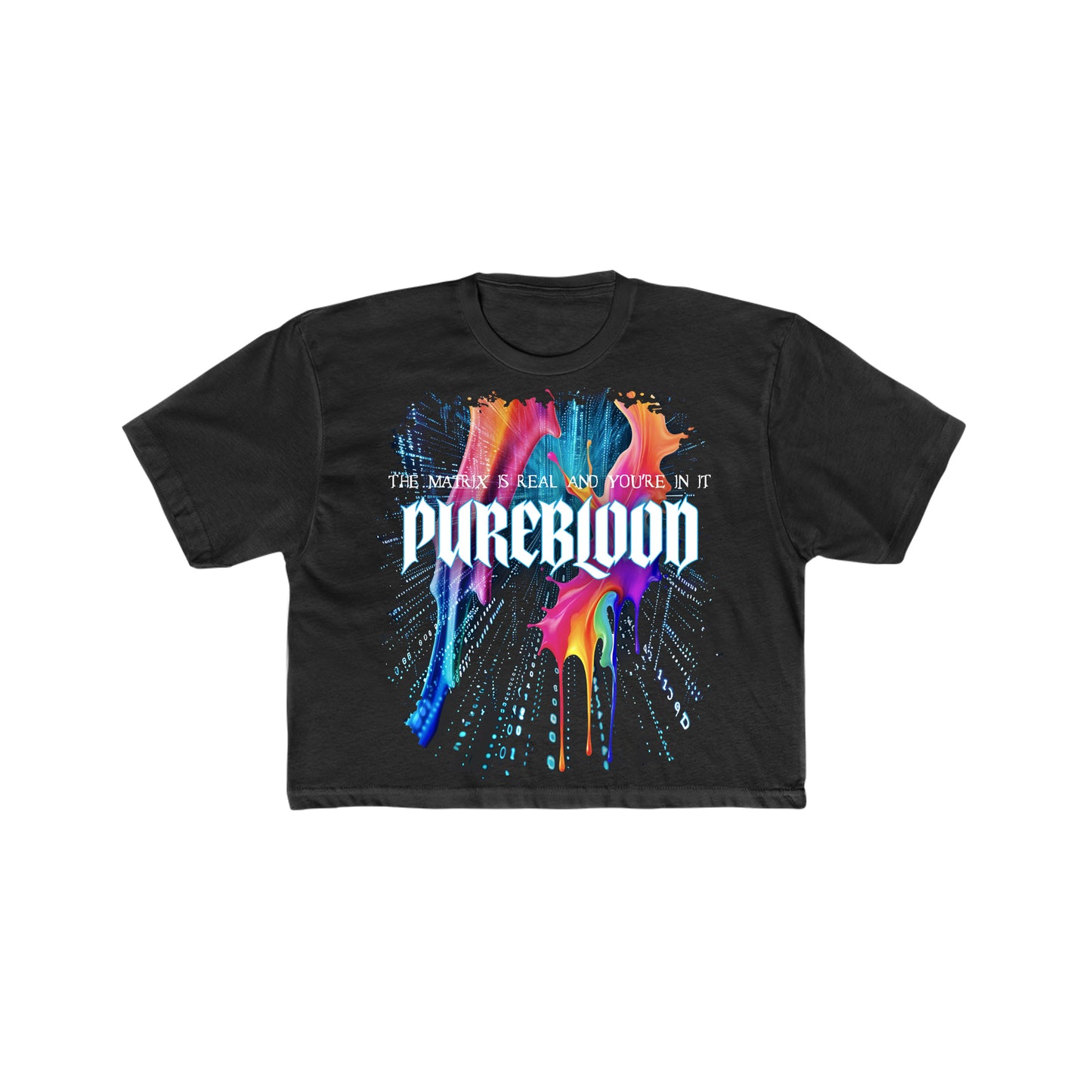 "Matrix 1" Crop Tee