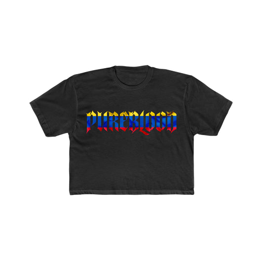 "Columbia" Crop Tee