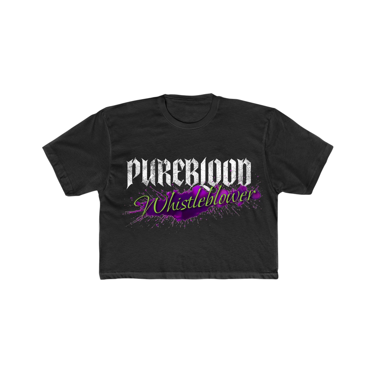 "Whistleblower 3" Crop Tee