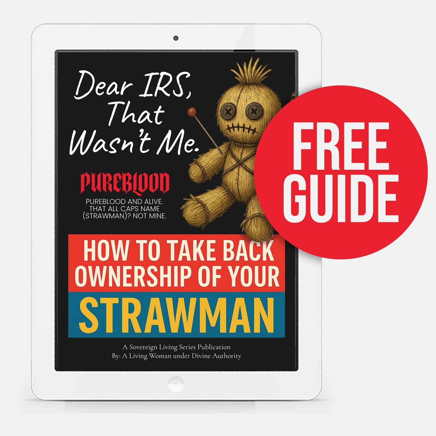 "Dear IRS" Hoodie + FREE Strawman Guide