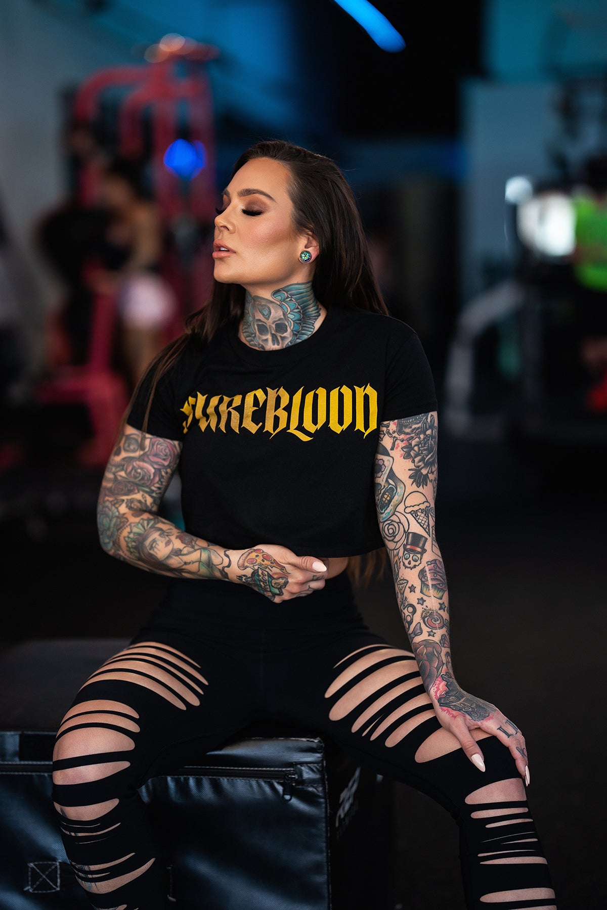 "Gold" Crop Tee