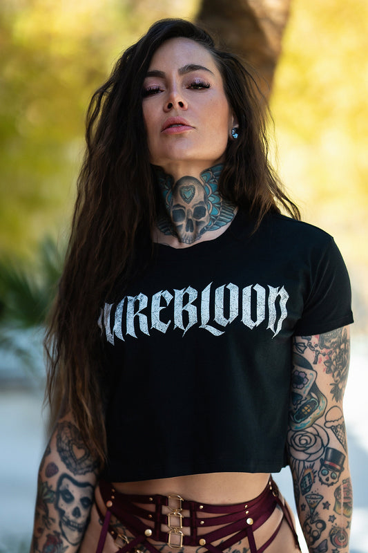 "Ghost" Crop Tee