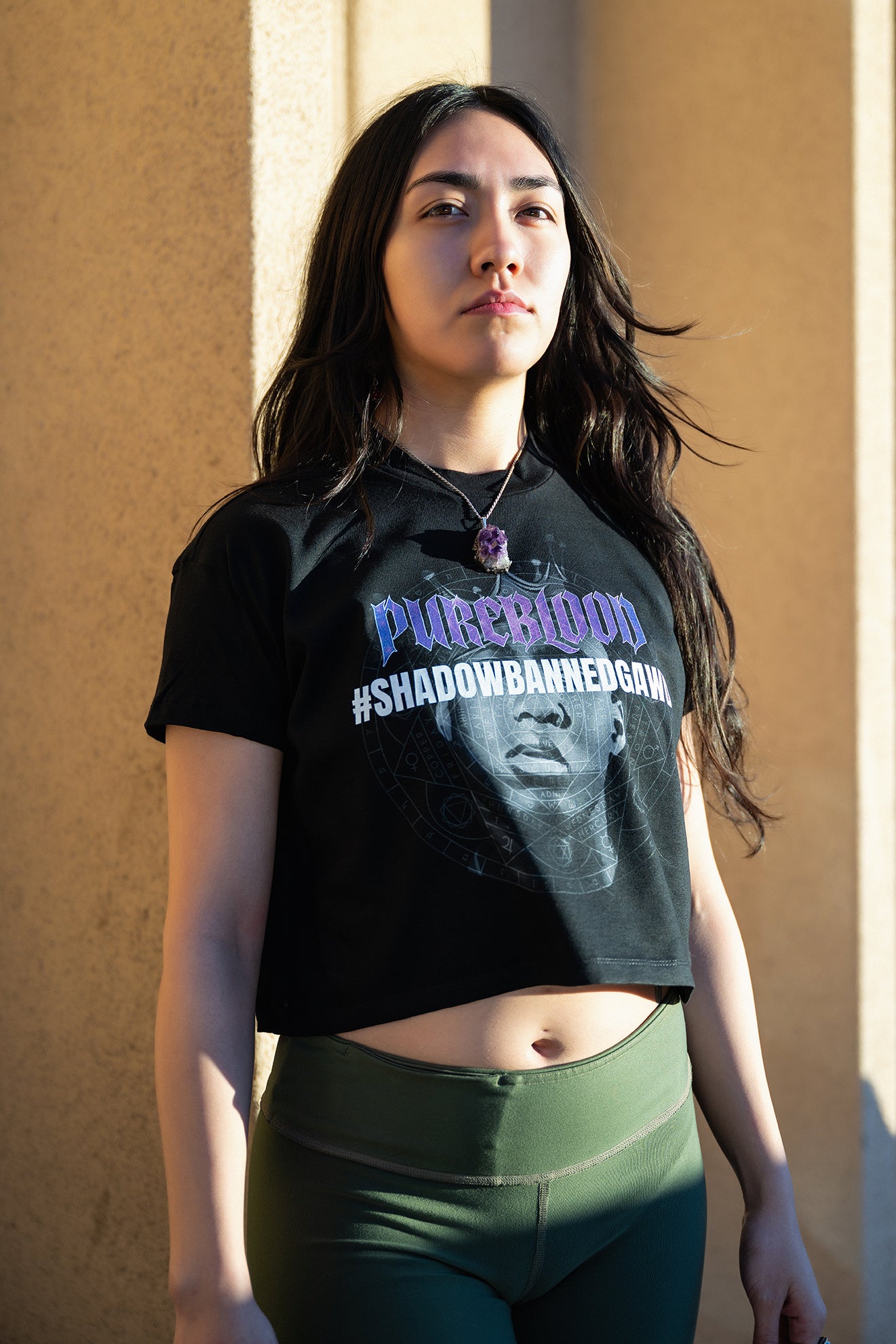 "Shadowbannedgawd" Crop Tee