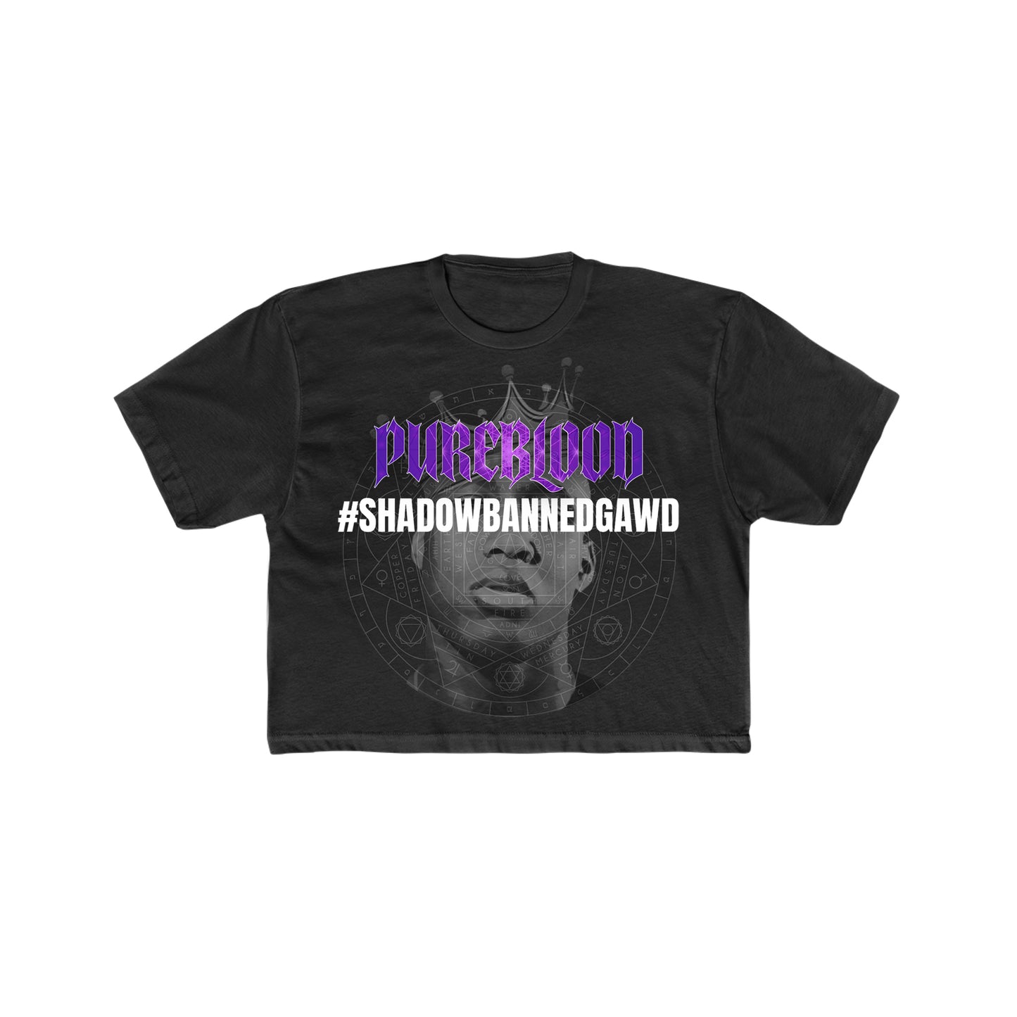 "Shadowbannedgawd" Crop Tee