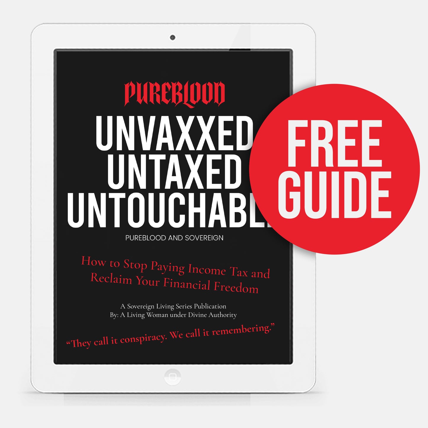 "Untaxed" Tee + FREE Tax Exit Guide